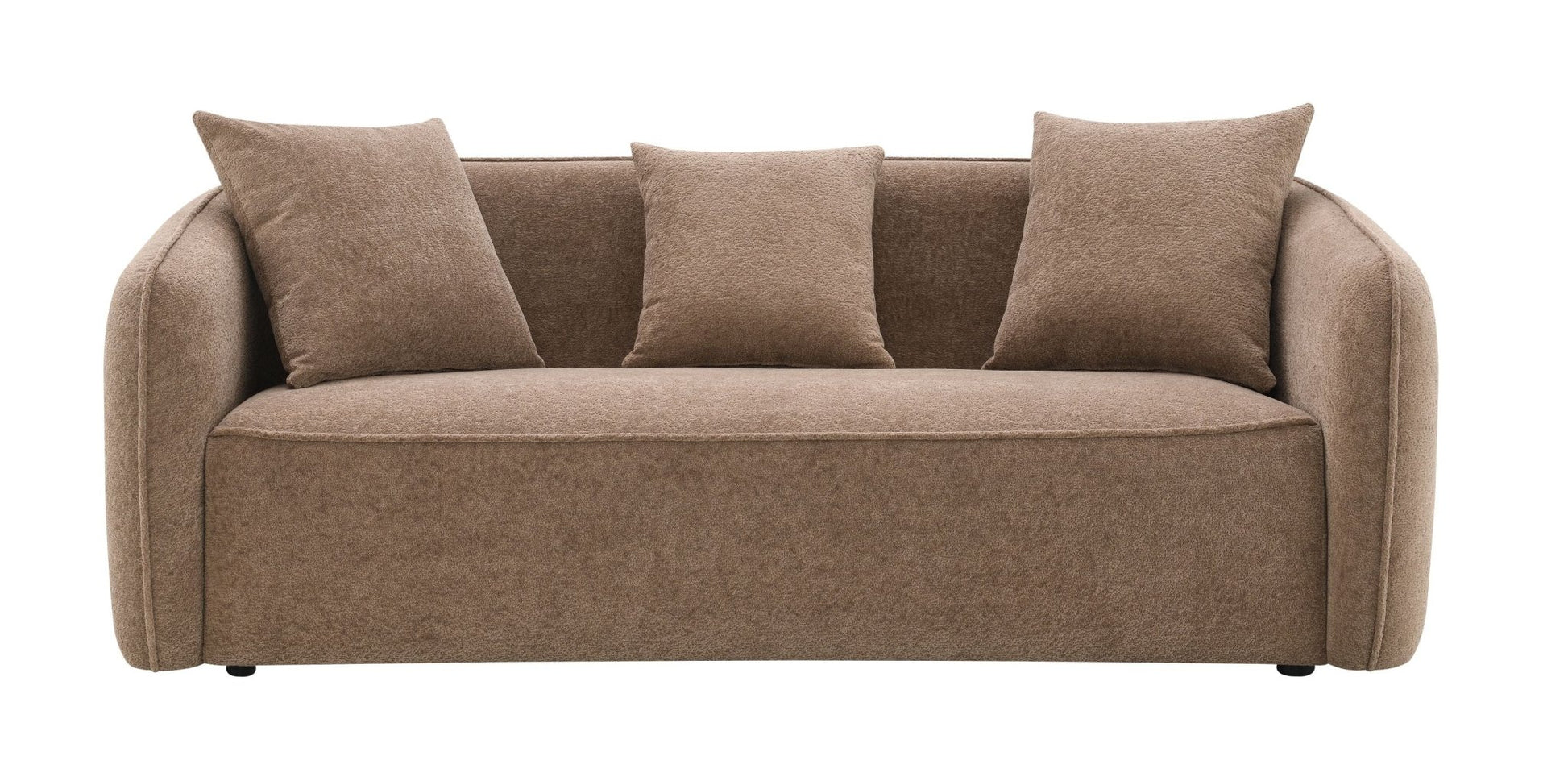 3-Piece Brown Chenille Living Room Set - 1st Choice Furniture Direct