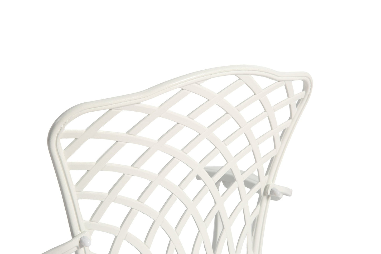 3 Piece Patio Bistro Set Cast Aluminum Bistro Table and Chairs Set of 2 with Umbrella Hole,All Weather Metal Bistro Table Set,Outdoor Patio Furniture Set for Garden with cushion White - 1st Choice Furniture Direct