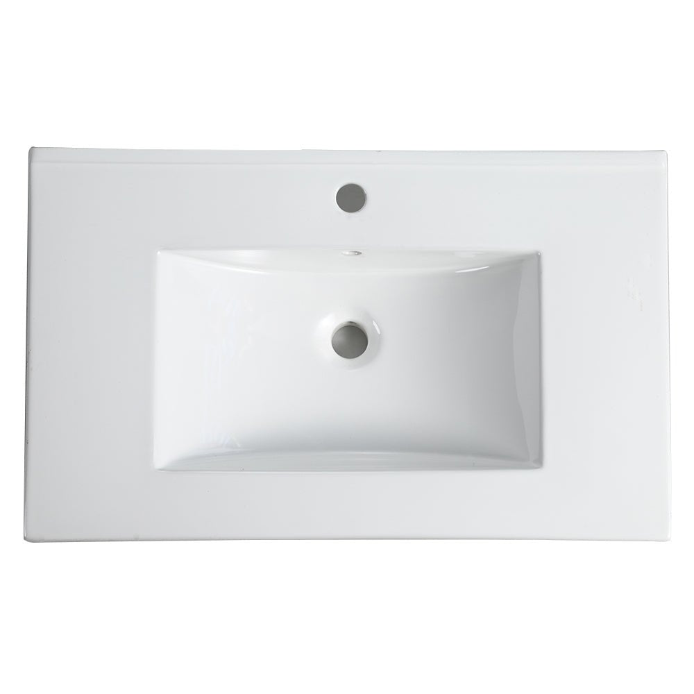 30' Bathroom Vanity Ceramic Top - BL9075B - 1st Choice Furniture Direct