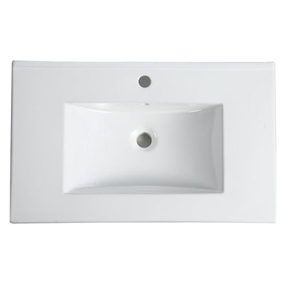 30' Bathroom Vanity Ceramic Top - BL9075B - 1st Choice Furniture Direct