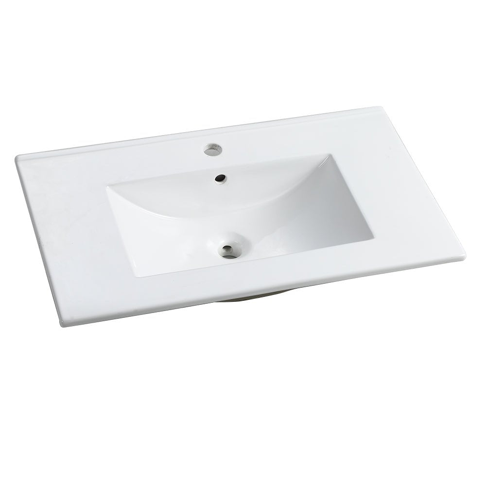 30' Bathroom Vanity Ceramic Top - BL9075B - 1st Choice Furniture Direct