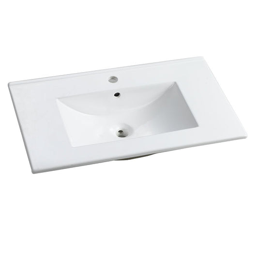 30' Bathroom Vanity Ceramic Top - BL9075B - 1st Choice Furniture Direct
