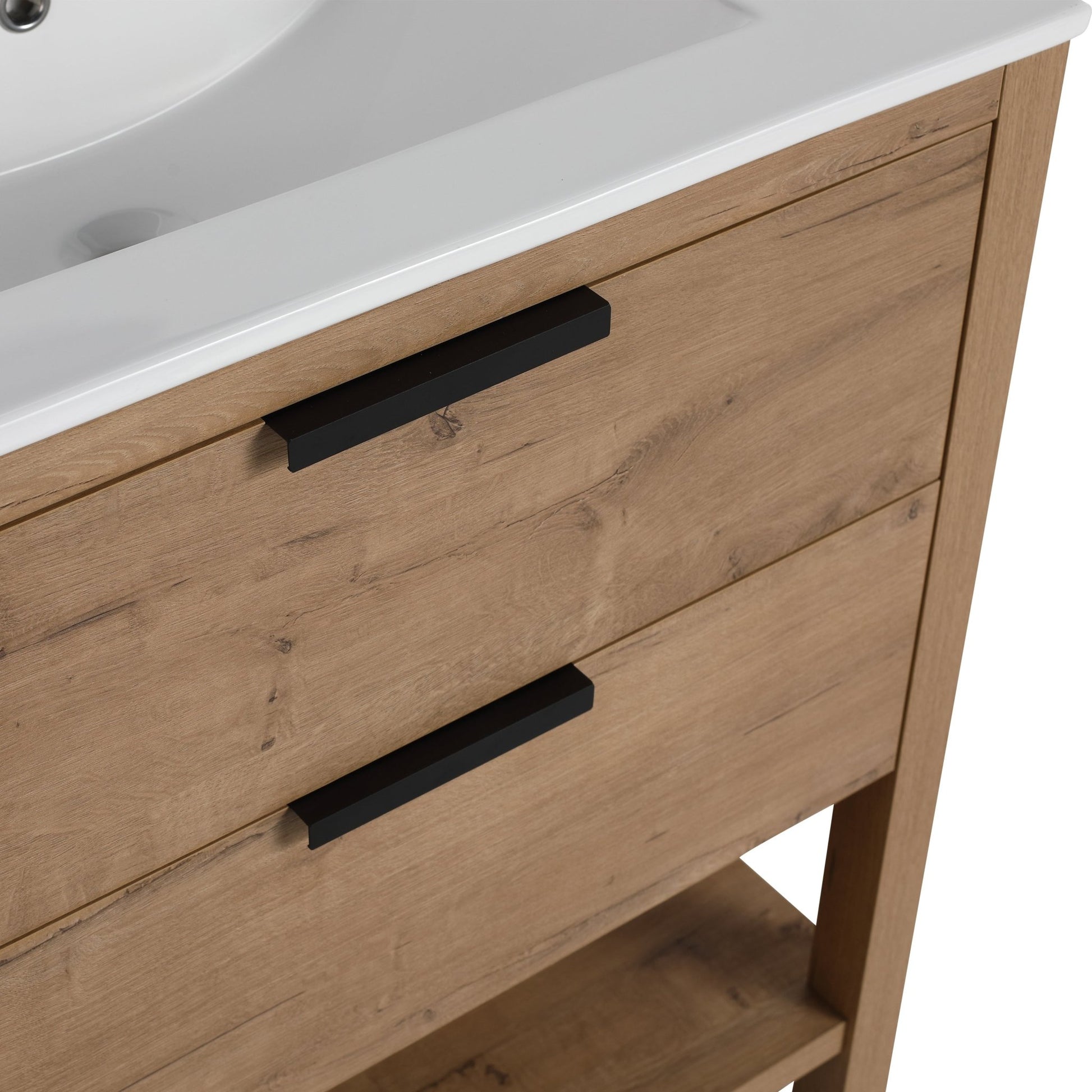 30 Inch Bathroom Vanity Plywood With 2 Drawers - BVB01030IMO - BL9075B - 1st Choice Furniture Direct