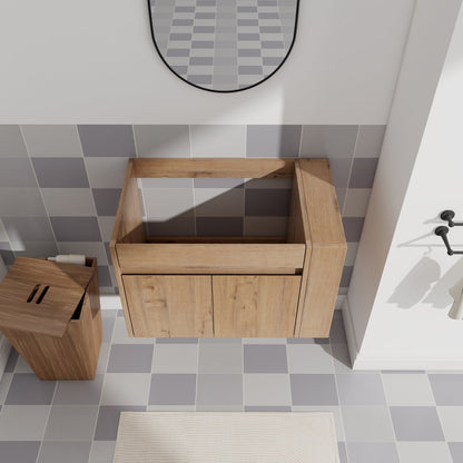 30 Inch Bathroom Vanity With Open Shelf, KD - PACKING - (Only Vanity, Without Basin) - 1st Choice Furniture Direct