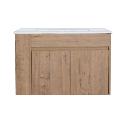 30 Inch Bathroom Vanity With Open Shelf, KD - PACKING - (Only Vanity, Without Basin) - 1st Choice Furniture Direct