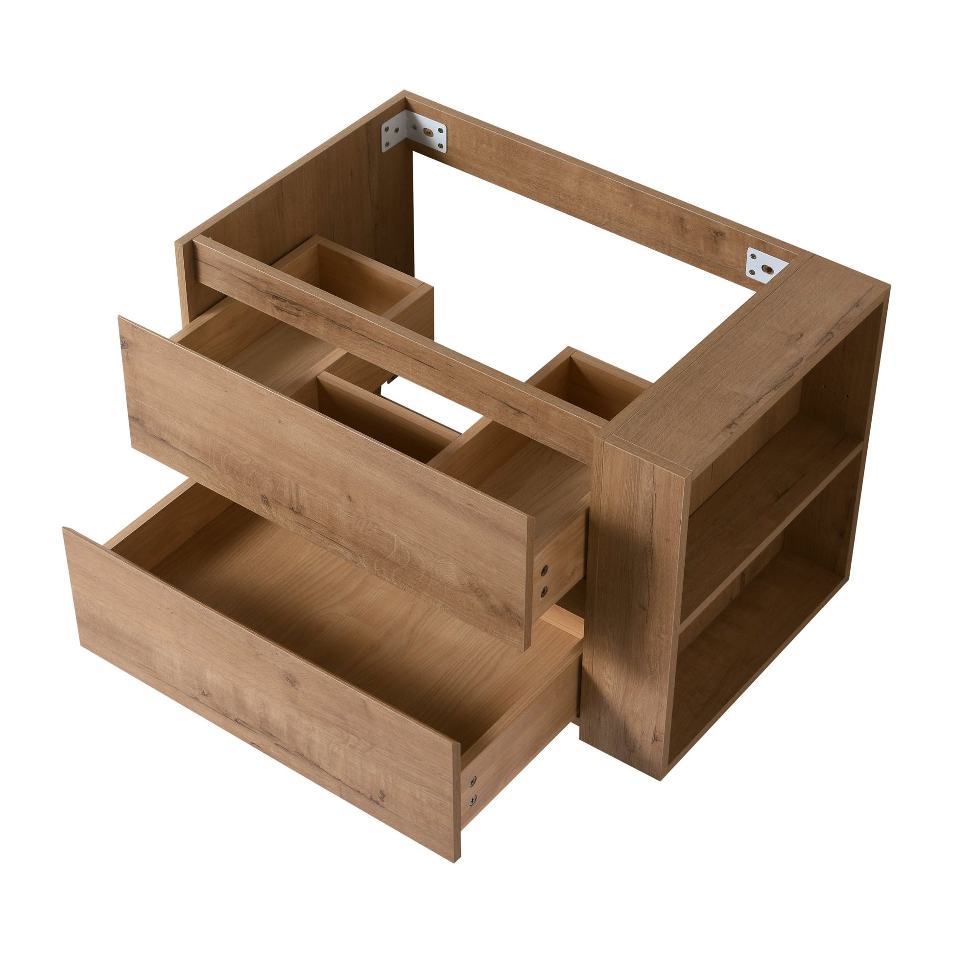 30' Wall Mounting Bathroom Vanity With Gel Sink, Soft Close Drawer - 1st Choice Furniture Direct