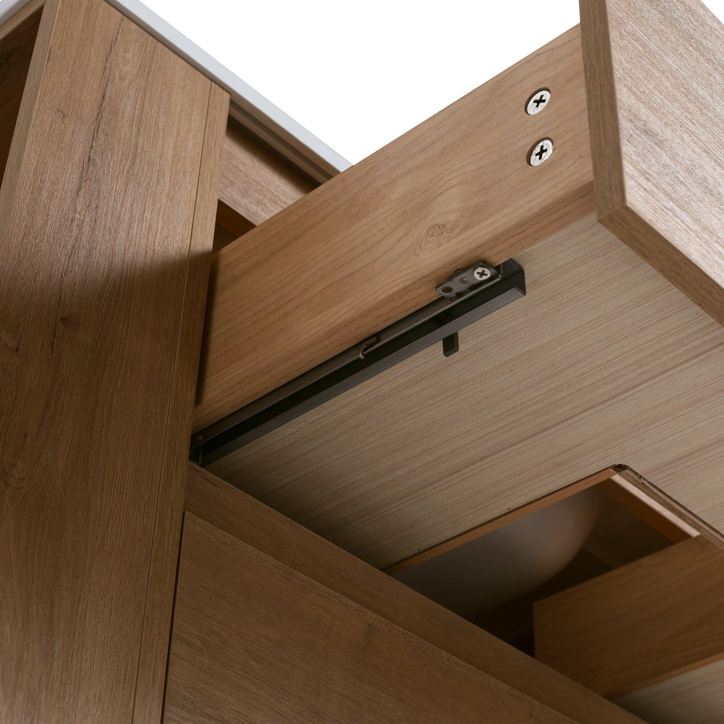 30' Wall Mounting Bathroom Vanity With Gel Sink, Soft Close Drawer - 1st Choice Furniture Direct