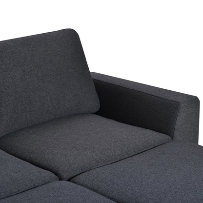 1st Choice U_STYLE 3 Pieces U shaped Sofa with Removable Ottomans