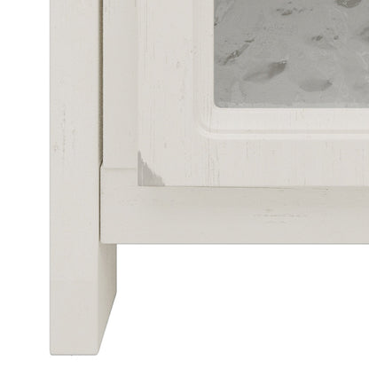 31 Inch Antique White Bathroom Vanity with Ceramic Sink - 1st Choice Furniture Direct