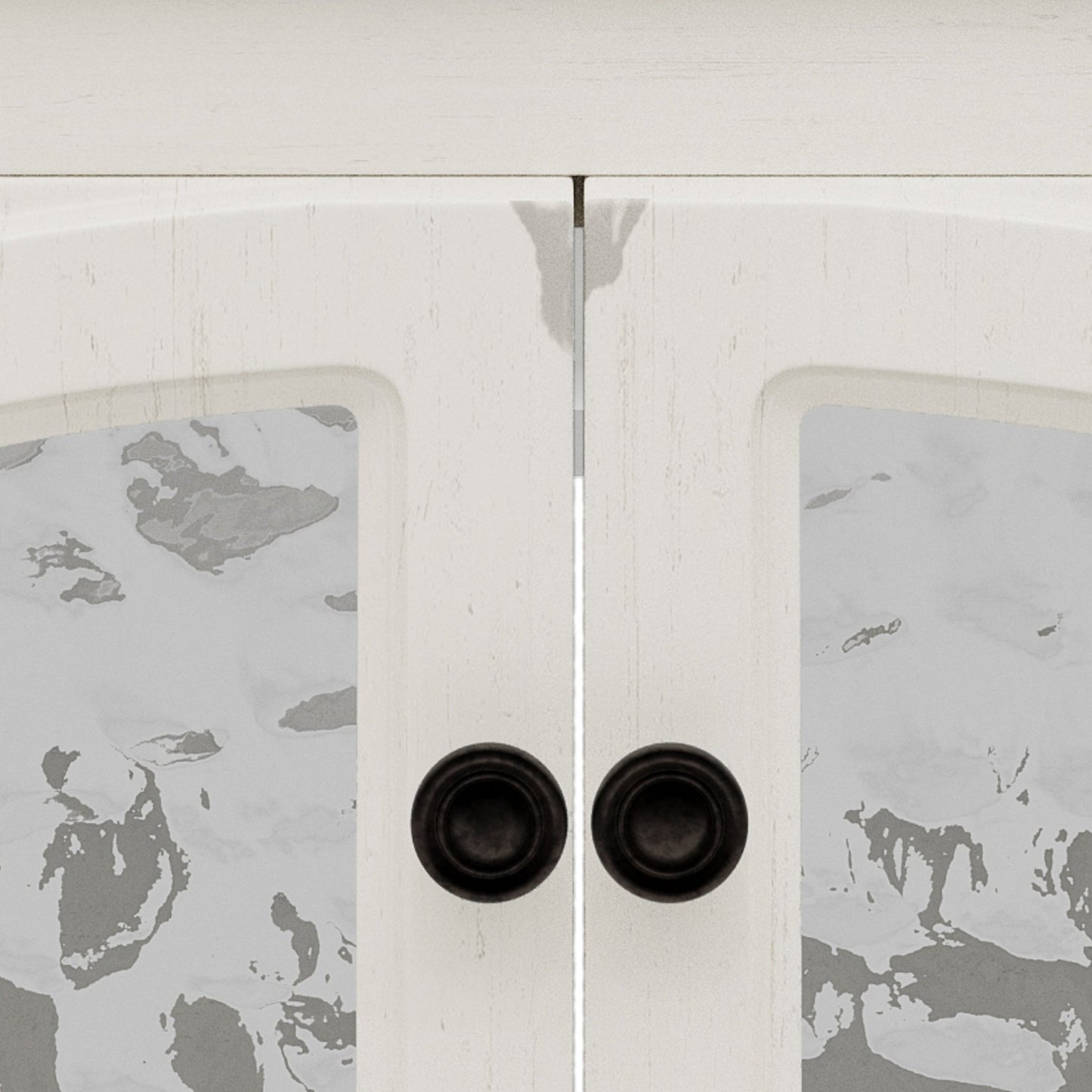 31 Inch Antique White Bathroom Vanity with Ceramic Sink - 1st Choice Furniture Direct