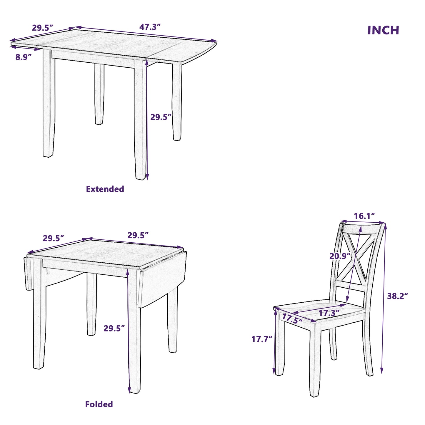 1st Choice Premium Construction Dining Set