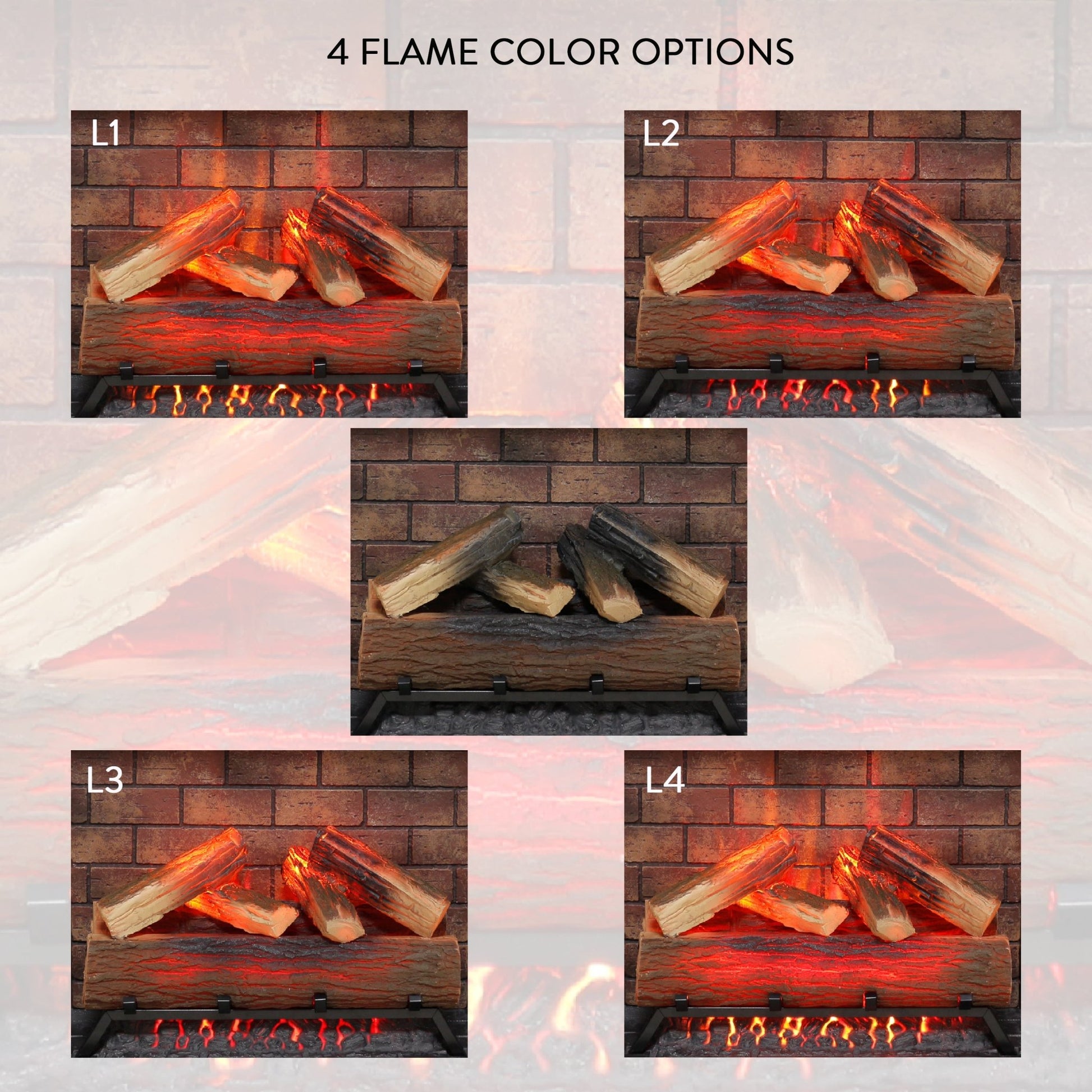 33 inch Infrared Electric Fireplace with Removable Trim kit Insert, Touch Panel Home Decor Heater, Smokeless Firebox With Fire Crackling Sound - 1st Choice Furniture Direct