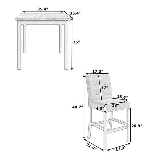1st Choice Versatile dining furniture with Premium selected fabric chairs