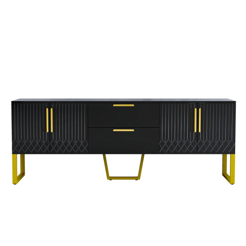 1st Choice Modern Living Room 75" TV Stand Console Table Storage Cabinet