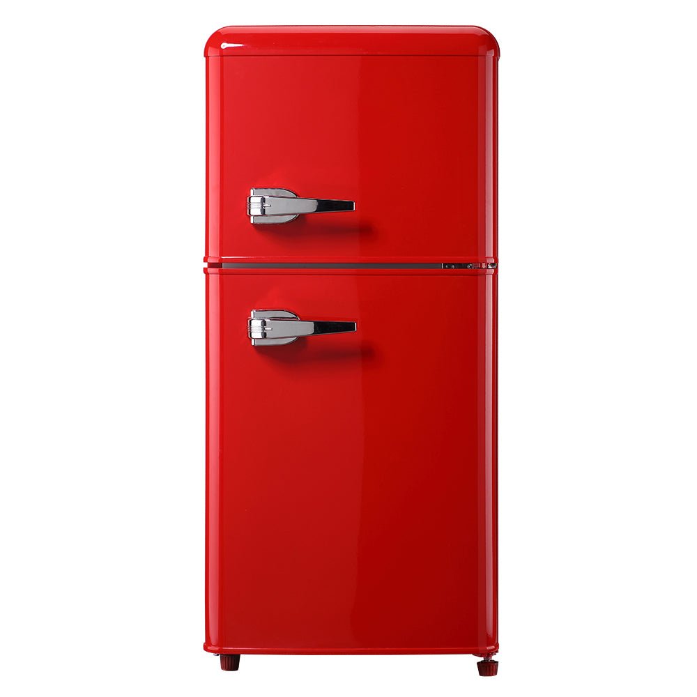 3.5 Cu. Ft. Red Mini Refrigerator with Freezer | Compact Fridge - 1st Choice Furniture Direct