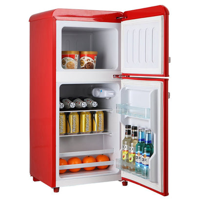3.5 Cu. Ft. Red Mini Refrigerator with Freezer | Compact Fridge - 1st Choice Furniture Direct