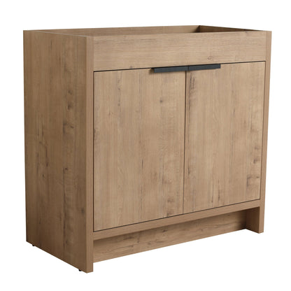36' Freestanding Bathroom Vanity & 2 Soft - Close Cabinet Doors ((KD - PACKING),Only Vanity without Top - BVB02436IMO - 1st Choice Furniture Direct