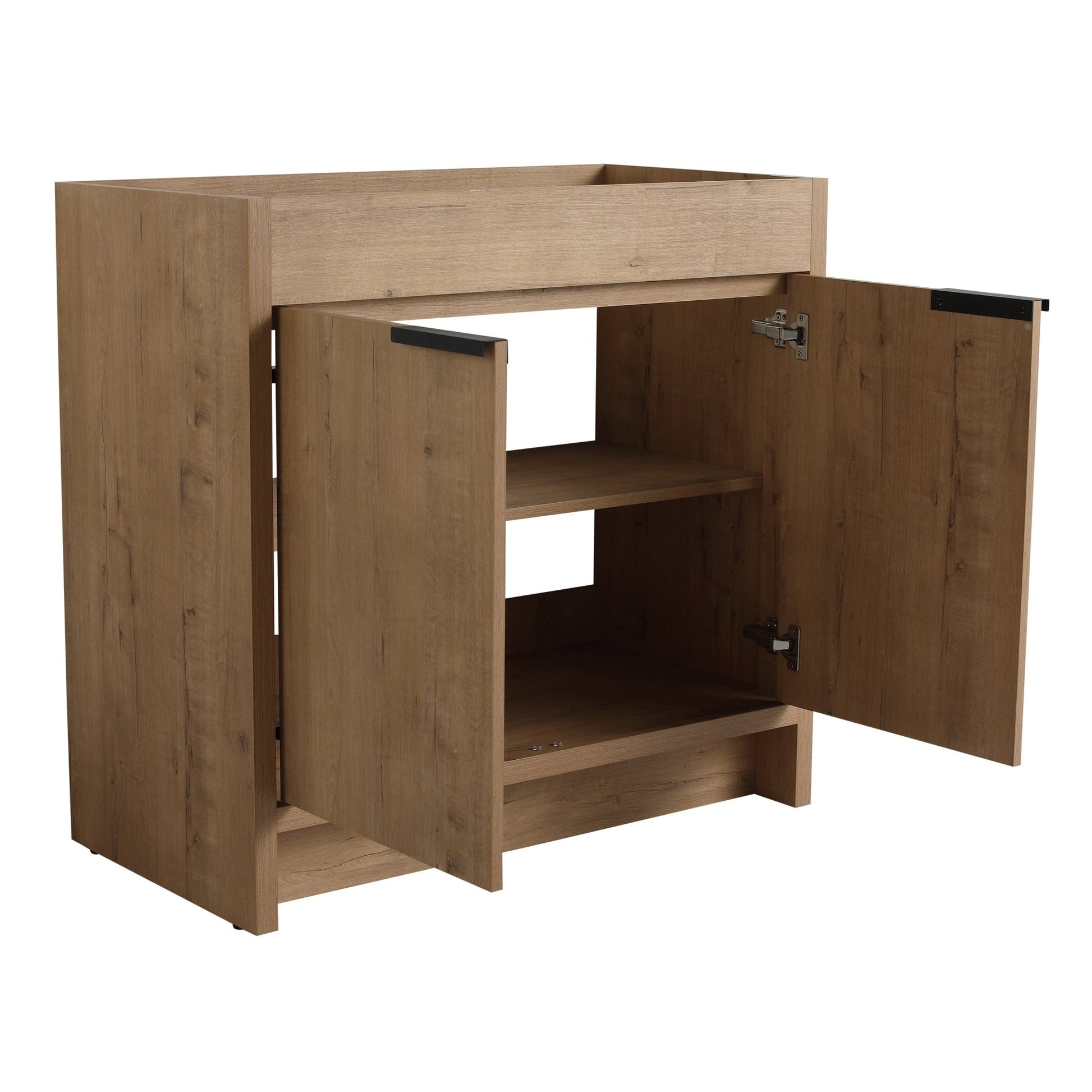 36' Freestanding Bathroom Vanity & 2 Soft - Close Cabinet Doors ((KD - PACKING),Only Vanity without Top - BVB02436IMO - 1st Choice Furniture Direct
