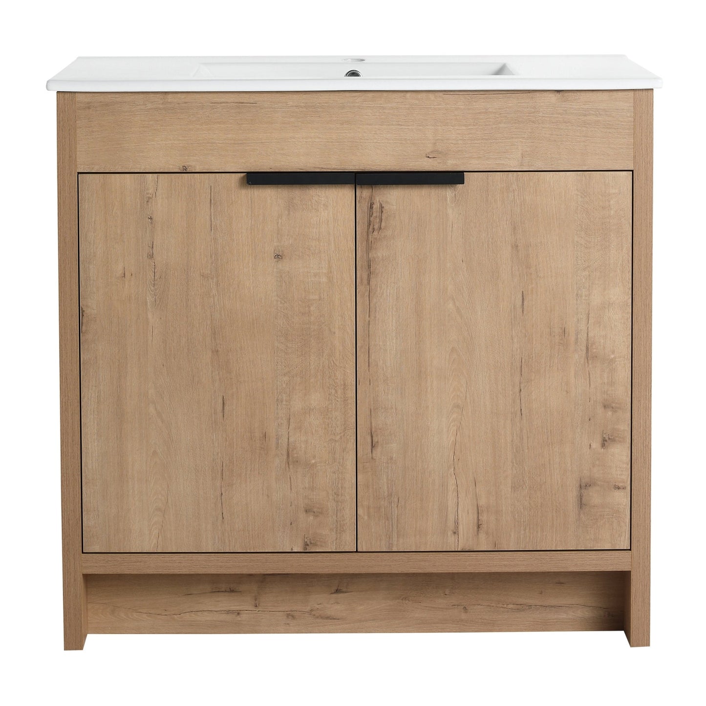 36' Freestanding Bathroom Vanity & 2 Soft - Close Cabinet Doors ((KD - PACKING),Only Vanity without Top - BVB02436IMO - 1st Choice Furniture Direct
