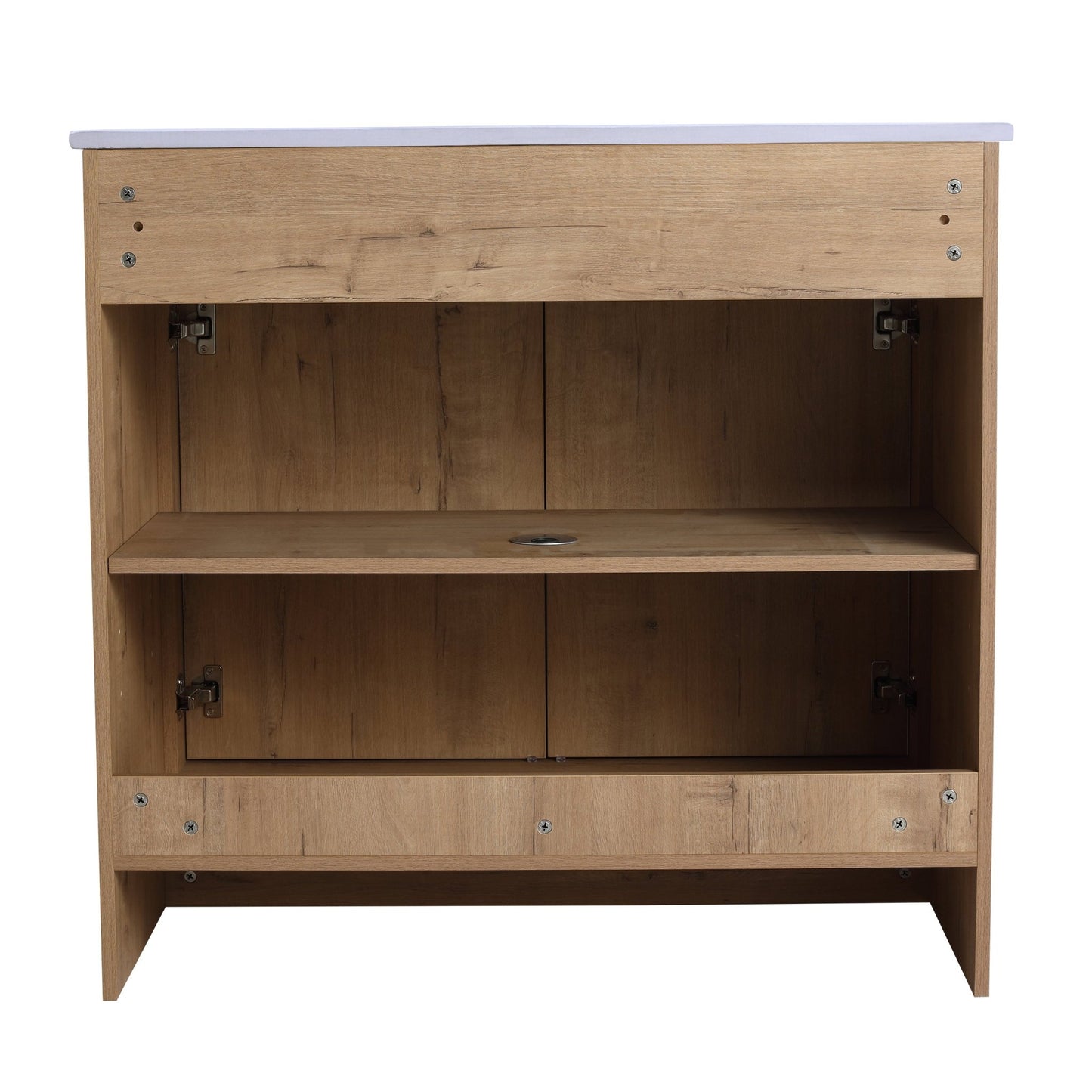 36' Freestanding Bathroom Vanity & 2 Soft - Close Cabinet Doors ((KD - PACKING),Only Vanity without Top - BVB02436IMO - 1st Choice Furniture Direct