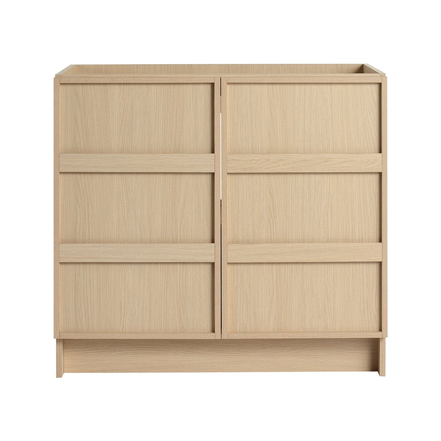 36' Freestanding Bathroom Vanity & 2 Soft - Close Cabinet Doors, Plywood, Dune Oak (KD - PACKING) - Excluding Sink - 1st Choice Furniture Direct