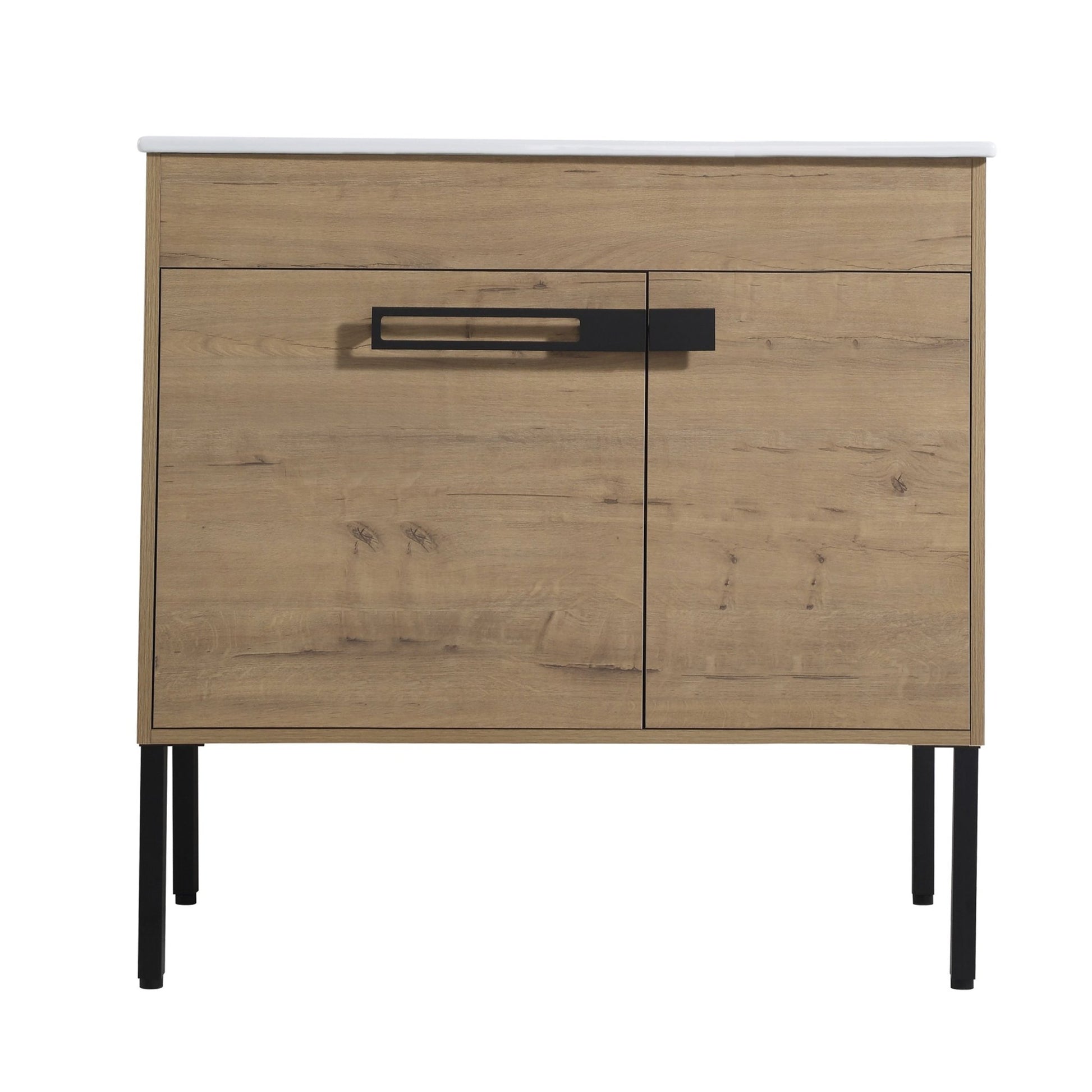 36 Inch Bathroom Vanity, Freestanding Bathroom Vanity or Floating is Optional Conversion.36*18 - 00336IMO - 1(KD - Packing) - Only Includes Vanity, Excluding Sink - 1st Choice Furniture Direct