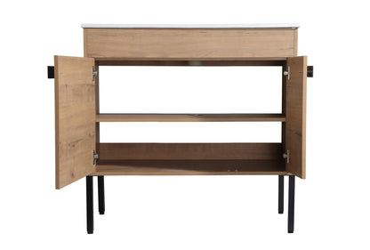 36 Inch Bathroom Vanity, Freestanding Bathroom Vanity or Floating is Optional Conversion.36*18 - 00336IMO - 1(KD - Packing) - Only Includes Vanity, Excluding Sink - 1st Choice Furniture Direct