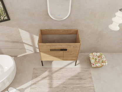 36 Inch Bathroom Vanity, Freestanding Bathroom Vanity or Floating is Optional Conversion.36*18 - 00336IMO - 1(KD - Packing) - Only Includes Vanity, Excluding Sink - 1st Choice Furniture Direct