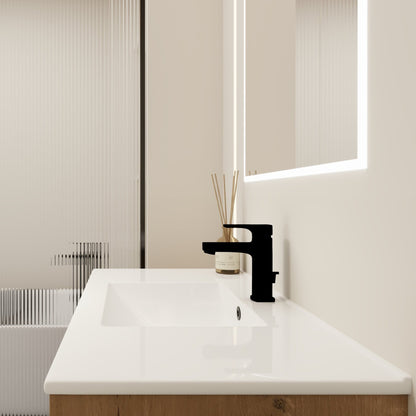 36 Inch Bathroom Vanity With Sink, Freestanding Bathroom Vanity or Floating is Optional Conversion 36*18 - 00336IMO - 1 - F - BL9090B(KD - Packing) - 1st Choice Furniture Direct