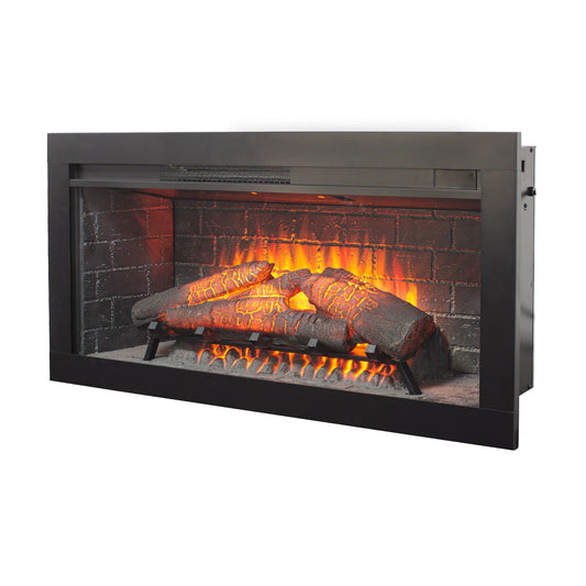 36 inch Infrared Electric Fireplace with Removable Trim kit Insert, Touch Panel Home Decor Heater - 1st Choice Furniture Direct
