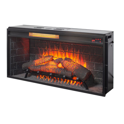 36 inch Infrared Electric Fireplace with Removable Trim kit Insert, Touch Panel Home Decor Heater - 1st Choice Furniture Direct