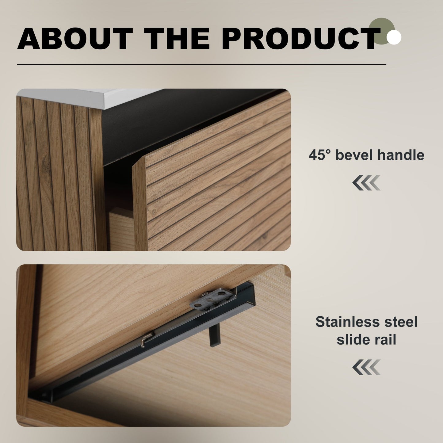 36'' Wall - Mounted Bathroom Vanity & 1 - Soft - Close Drawer (Excluding Sink) - 1st Choice Furniture Direct
