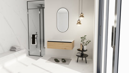 36'' Wall - Mounted Bathroom Vanity & 1 - Soft - Close Drawer (Excluding Sink) - 1st Choice Furniture Direct