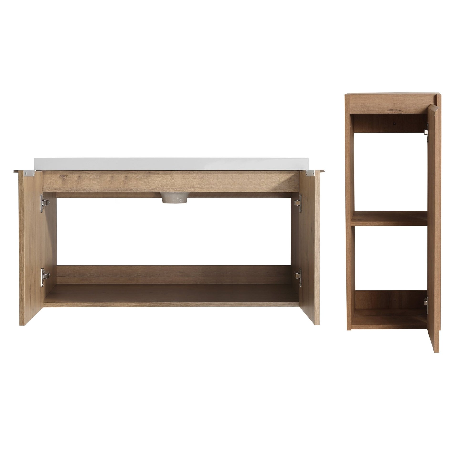 36' Wall - Mounted Bathroom Vanity With Sink and Side Cabinet, Soft Close Doors,00112IMO - 00636IMO Combination Cabinet(KD - Packing) - 1st Choice Furniture Direct