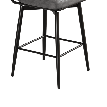360 ° Rotating Bar Chair Bar Stool bar stools set of 2 piece set with leather cushions and iron brackets, suitable for various places such as home kitchens, restaurants, offices, etc. - 1st Choice Furniture Direct