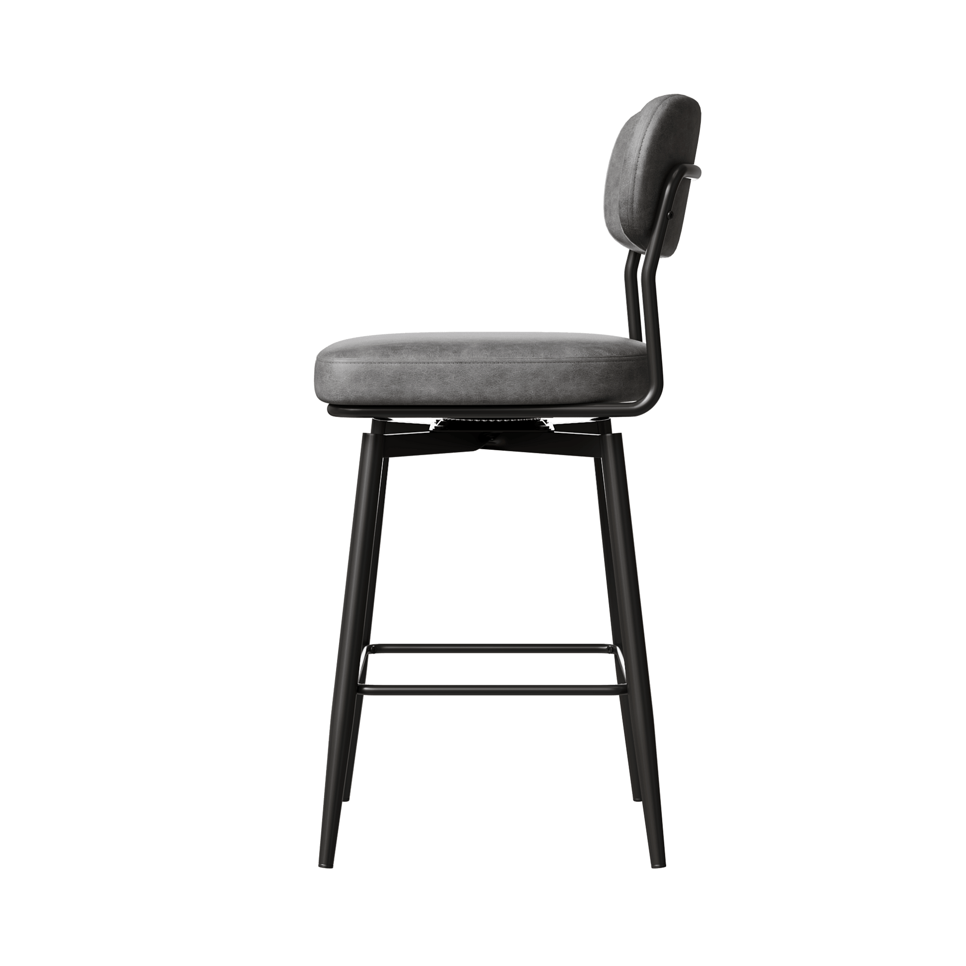 360 ° Rotating Bar Chair Bar Stool bar stools set of 2 piece set with leather cushions and iron brackets, suitable for various places such as home kitchens, restaurants, offices, etc. - 1st Choice Furniture Direct