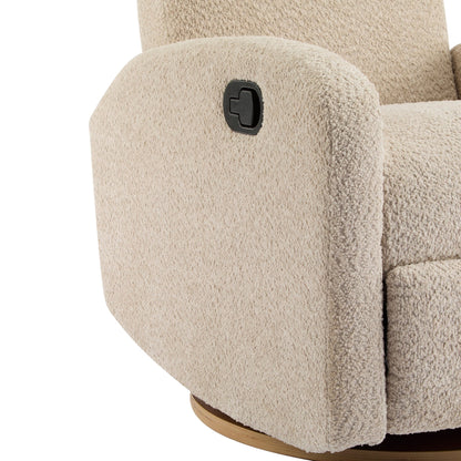 360 Swivel and Glider Recliner Chair - Almond - 1st Choice Furniture Direct
