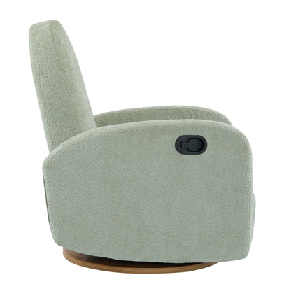 360 Swivel and Glider Recliner Chair - Light Green - 1st Choice Furniture Direct