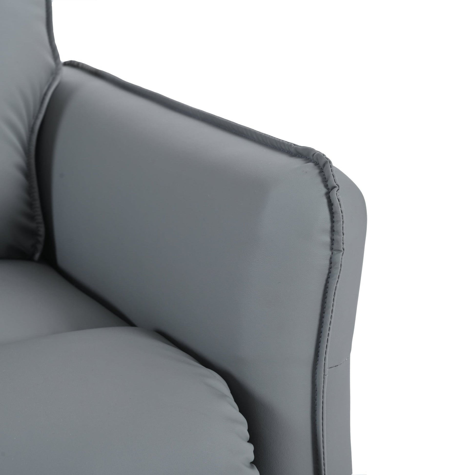 360° Swivel Rocker Recliner Chair,Swivel Nursery Rocking Chair w/Pull Ring,Glider Chair,Modern Rocking Swivel Recliner Chair for Bedroom,Living Room Chair Home Theater Seating(Blue - Gray+360°Swivel ) - 1st Choice Furniture Direct