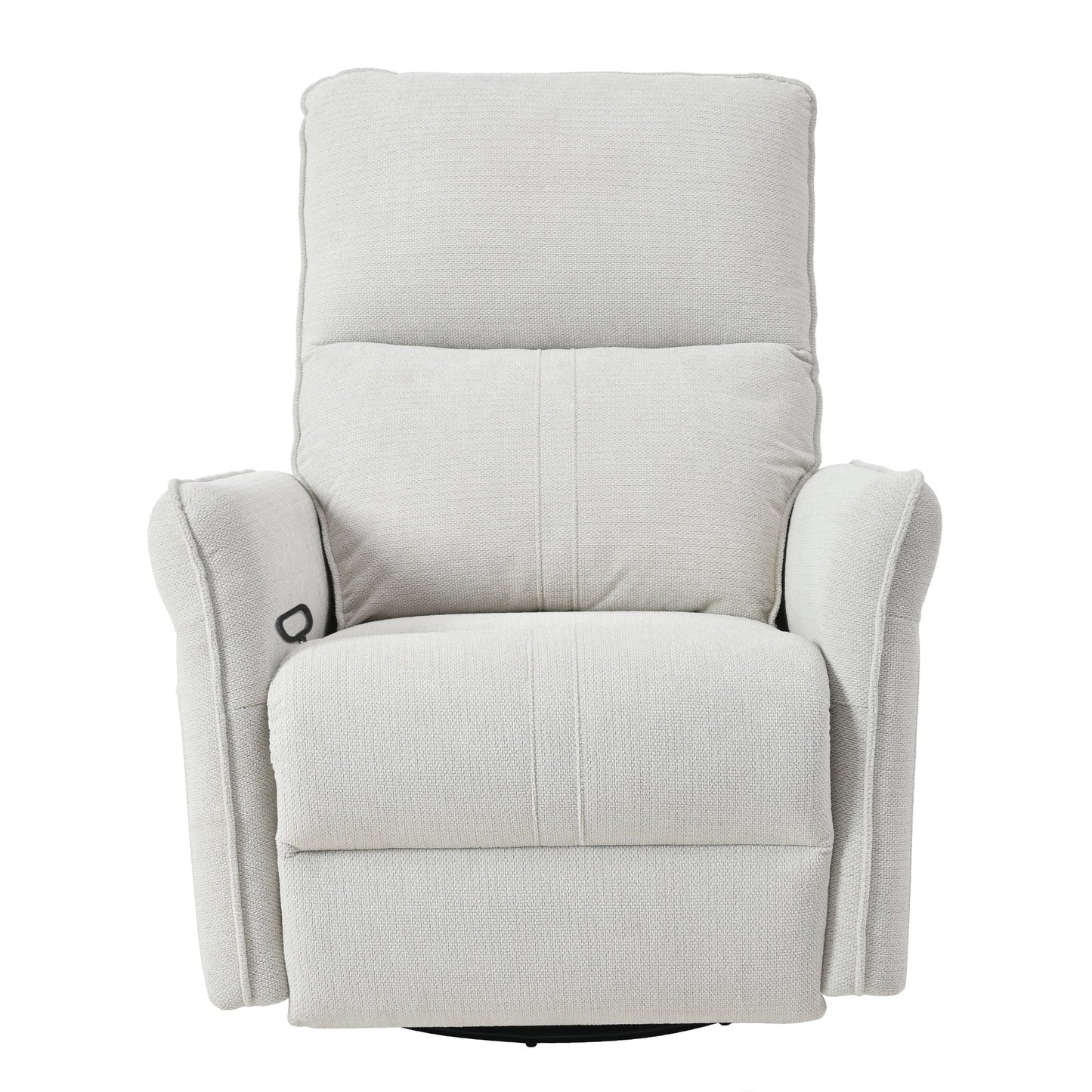 360° Swivel Rocker Recliner Chair,Swivel Nursery Rocking Chair w/Pull Ring,Glider Chair,Modern Rocking Swivel Recliner Chair for Bedroom,Living Room Chair Home Theater Seating(Fabric Gray+360°Swivel ) - 1st Choice Furniture Direct