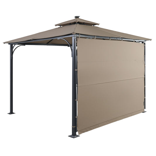 1st Choice Extendable UV-Resistant 2-Tier Patio Gazebo with LED Light