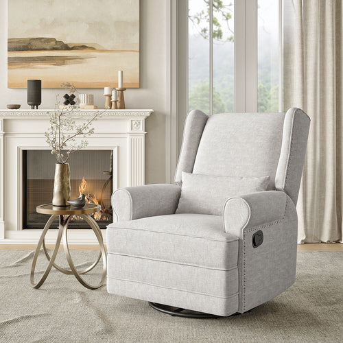 1st Choice Upholstered Swivel Recliner Chair
