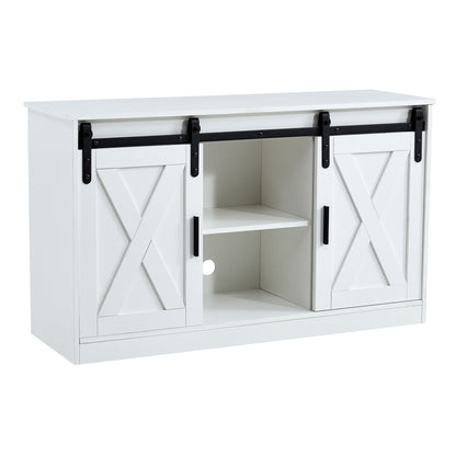 1st Choice Modern TV Storage Cabinet Entertainment Console in White