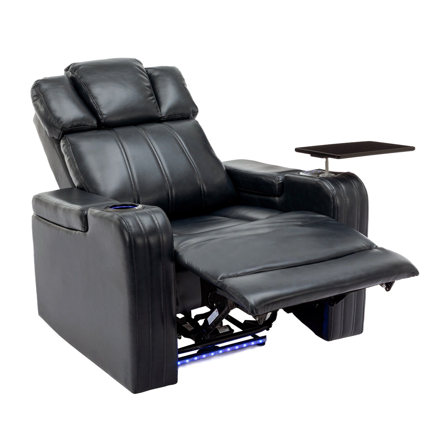 1st Choice Theater Recliner with 360° Swivel Tray Table