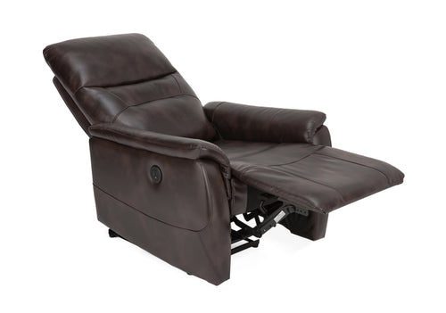 1st Choice Contemporary Rocker Glider Push Back Recliner in Brown