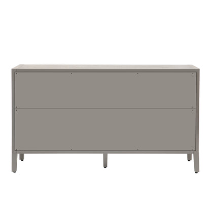1st Choice Storage Cabinet Sideboard Wooden Cabinet with 4 Metal handles