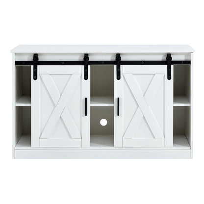 1st Choice Modern TV Storage Cabinet Entertainment Console in White