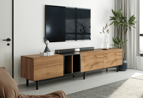 1st Choice Modern TV Stand for 80-inch TVs | Stylish and Functional Entertainment Center
