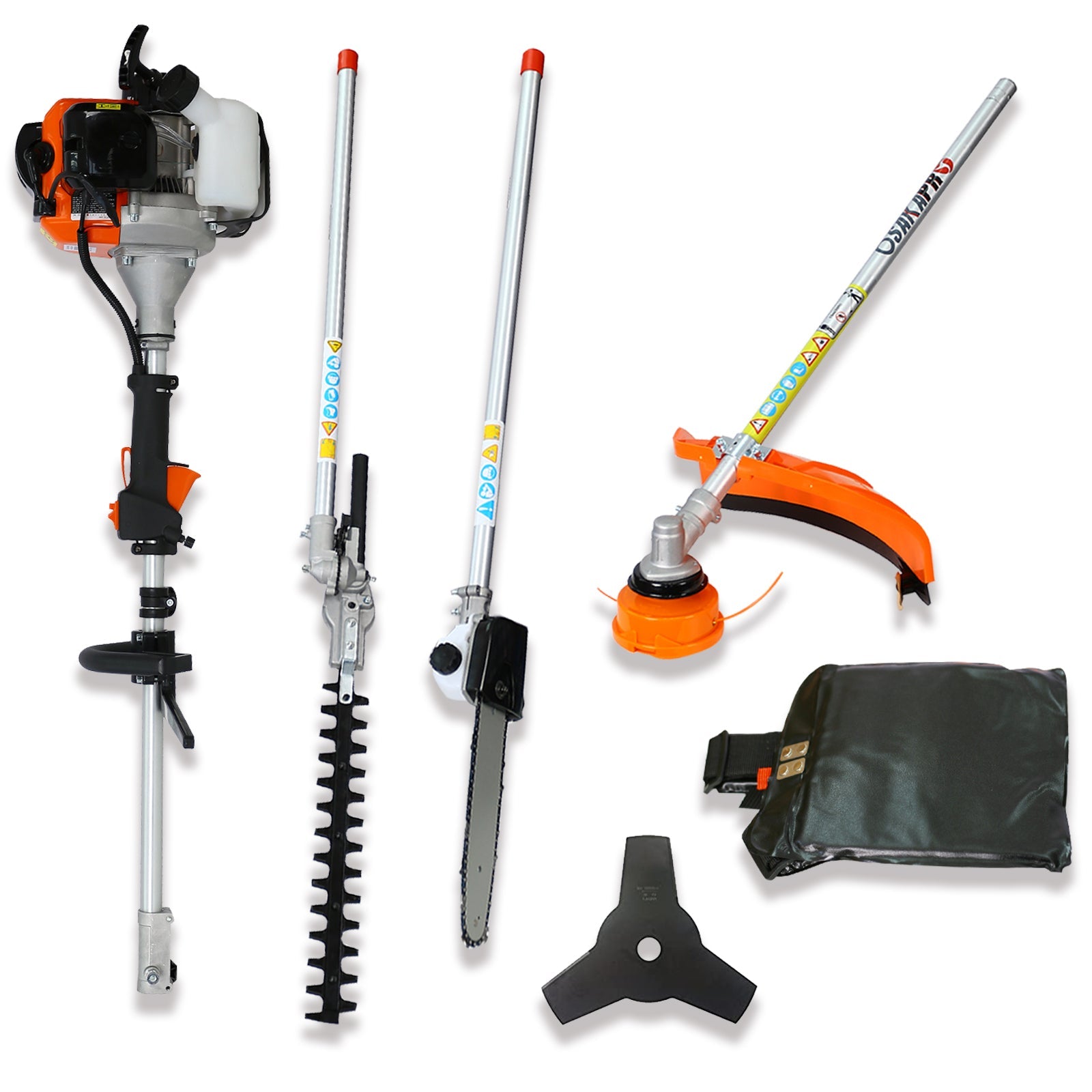 4 - in - 1 Gas Garden Tool – Multi - Purpose Trimmer & Brush Cutter - 1st Choice Furniture Direct