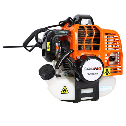 4 in 1 Multi - Functional Trimming Tool, 52CC 2 - Cycle Garden Tool System with Gas Pole Saw, Hedge Trimmer, Grass Trimmer, and Brush Cutter EPA Compliant - 1st Choice Furniture Direct